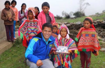 Christmas with children’s of Inca Cancha